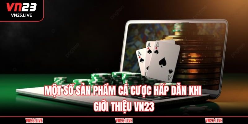 Một số sản phẩm cá cược hấp dẫn khi giới thiệu VN23